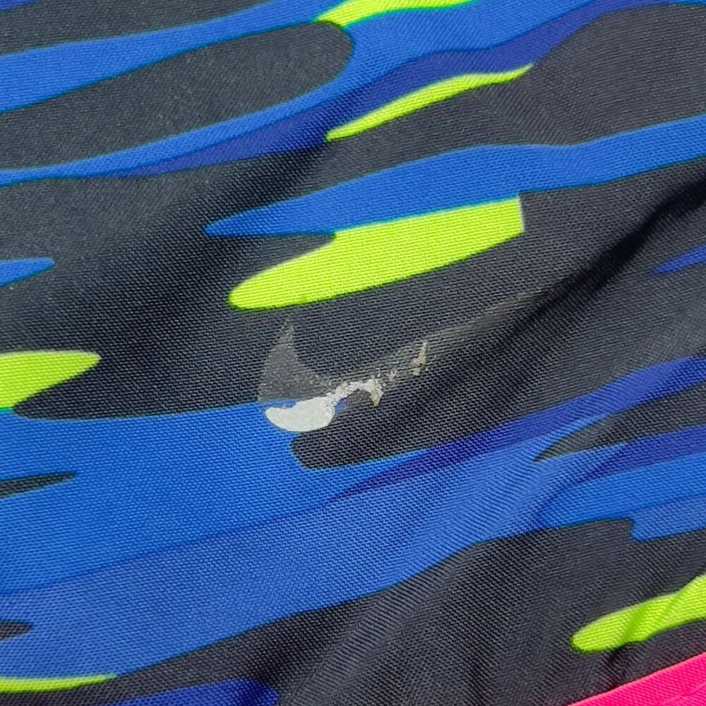 Nike Womens Running Shorts Size M Blue Black Pink Lined Athletic Drawstring - Picture 2 of 9
